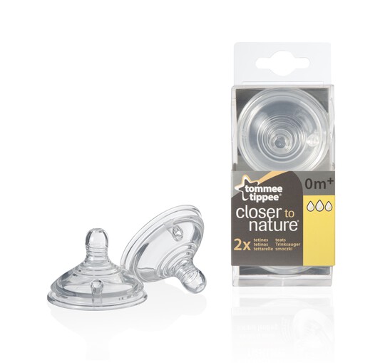 Tommee Tippee Closer To Nature variflow teats 2pcs BPA image number 1